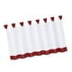 thumbnail image 1 of Personalizar Cafe Cortina de ventana Cortina de cocina Tier # 1 35x18 pulgadas, Wine Red, 1 of 5