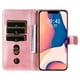 thumbnail image 5 of Funda con Cremallera para iPhone 14, Carcasa Cartera de Cuero PU con Soporte y Tarjetero, 5 of 6