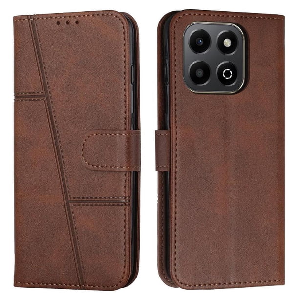 Funda Flip Para Honor X6a – Carcasa Delgada Y Resistente A Impactos Con Soporte Para Uso Diario Y Profesional