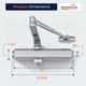 thumbnail image 3 of Cierre automático de puerta Boomerang Hardware D4016 150 kg 79‑152 cm, 3 of 9