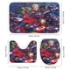 thumbnail image 3 of Los superhéroes de Marvel-theme 4-Piece Shower Curtain Set with Rugs, Waterproof Bathroom Decor Set Includes Bath Mat, U-Shaped Rug, Toilet Lid Cover and Curtain with Hooks, 3 of 6