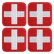 thumbnail image 1 of LIVANS Parche de Cruz Médica 5 × 5 cm Bordado – Pack de 4, 1 of 7