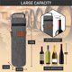 thumbnail image 3 of Bolsa aislada para vino opux de 1 botella – gris carbón, 3 of 7