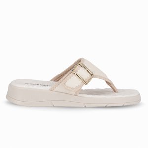 Sandalia Mujer Marfil Espolón 85 Piccadilly