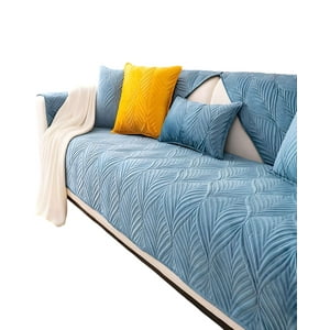 Genérico - Pack De 5 Fundas Para Sofa Con Diseño G4 Celeste