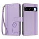 thumbnail image 3 of Funda Cartera Trébol para Google Pixel 8 Pro con Ranuras Tarjetas y Carga Inalámbrica Morado claro, 3 of 6