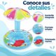 thumbnail image 5 of Flotador Inflable para Bebé con Asiento y Techo Parasol Diseño Marino, 5 of 8