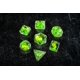 thumbnail image 2 of Set de dados Metallic Dice Games FanRoll Dragon Storm Green, 2 of 5