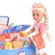 thumbnail image 3 of Set de pícnic GG para niñas con purpurina, de 14 pulgadas, de Doll Accessories, 3 of 3