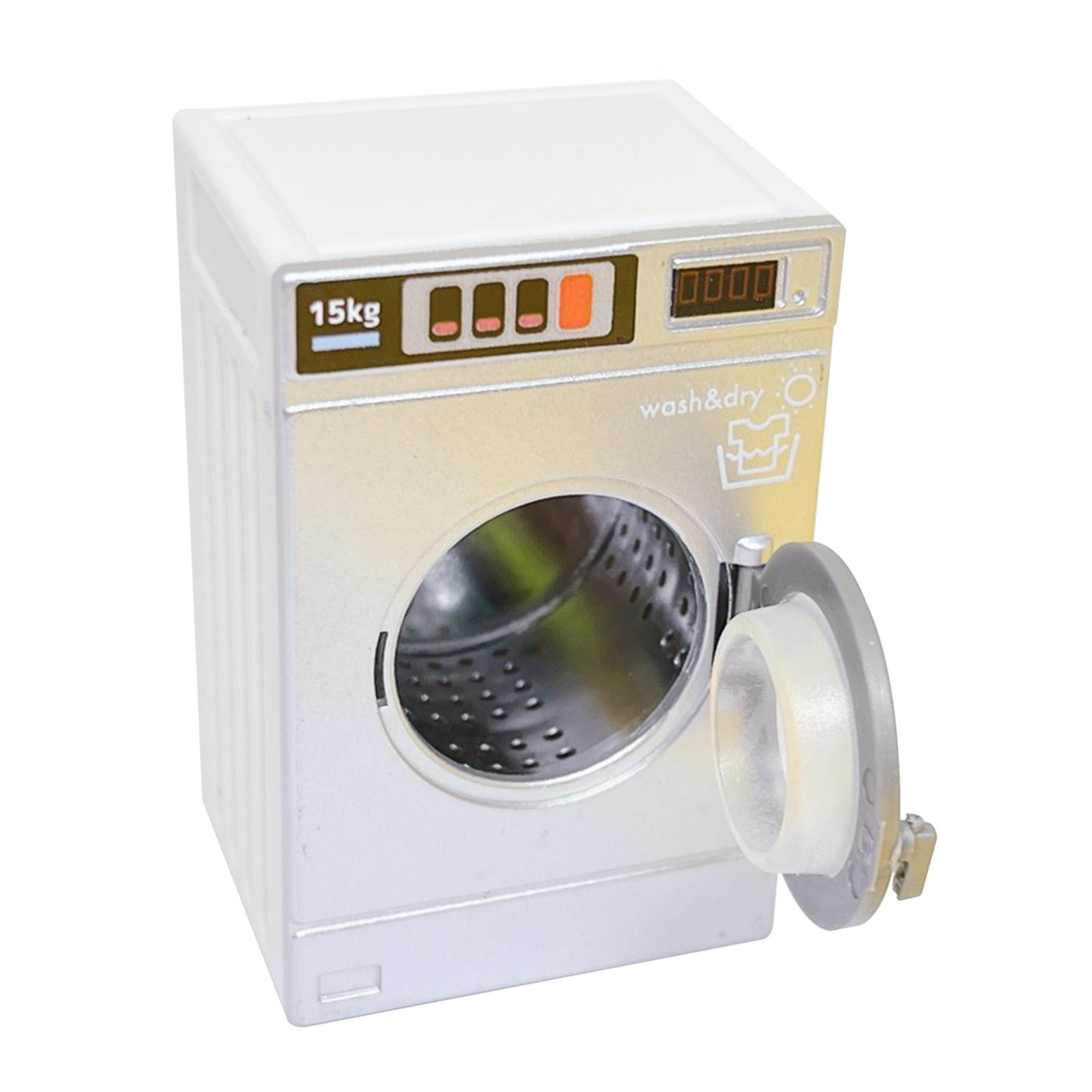 Bothyi - Lavadora Para Casa De Muñecas, Lavadora 1:12 Para Regalos De Cumpleaños, Adultos, Niños Y Niñas