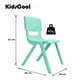 thumbnail image 3 of Kidscool Silla Infantil Apilable Ergonómica de Plástico Reforzado Verde 34x38x52 cm, 3 of 3