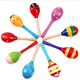 thumbnail image 3 of Maracas De Madera 2 Unidades Infantil Diferentes Diseños - PB-C10, 3 of 3