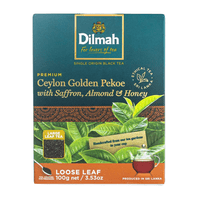 Te Negro En Hojas Almendra Y Miel Ceylon Dilmah 100 Grs