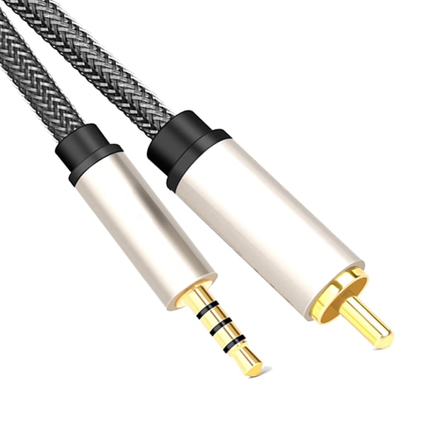 Cable De Audio Y Vídeo RCA A Cable Coaxial Digital De 3,5 Mm Para Estéreos Domésticos HDTV 100 Cm X 1 Cm X 1 Cm
