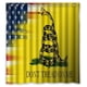 thumbnail image 1 of Cortina de ducha con diseño de bandera "Don't Tread on Me" con ganchos, tamaño 66 x 72 pulgadas, 1 of 3