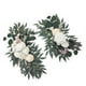 thumbnail image 1 of Juego De Flores Artificiales Para Arco De Boda, Paquete De 2 Para Recepción En La Pared, Color Blanco, 1 of 3
