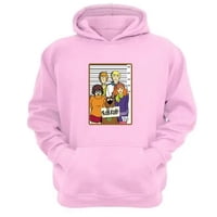 Genérico - Polerón Canguro Scooby Doo Rosa Talla M Unisex