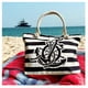 thumbnail image 4 of Bolso Playa Lona Algodon Con Cierre Timon Azul, 4 of 4