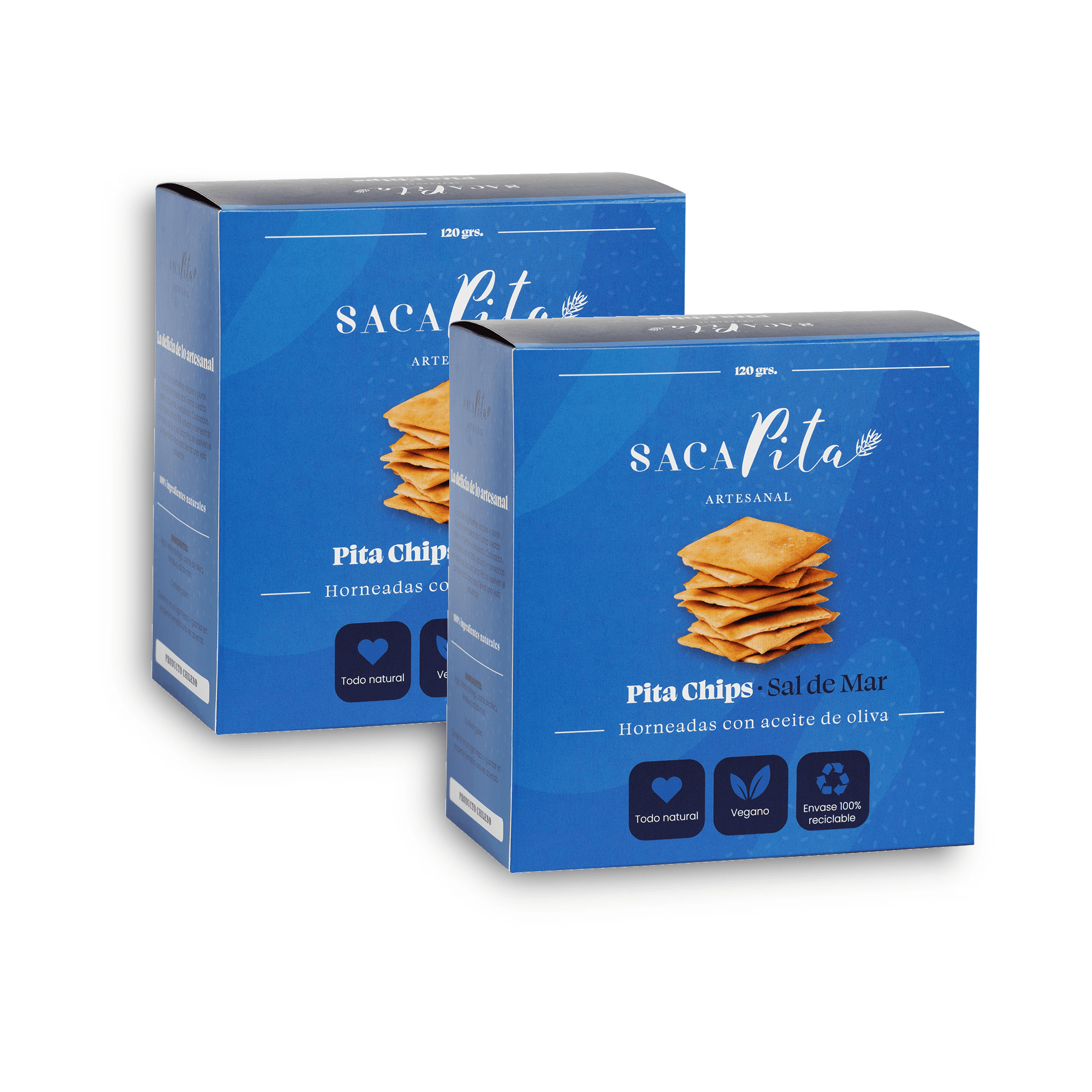 Sacapita - Galletas Artesanales Pack 2 Unidades Sal De Mar