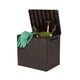 thumbnail image 2 of Caja de almacenamiento plástica para exterior Keter City 113 L - Café, 2 of 9