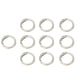 thumbnail image 5 of 10 Piezas Anillos De Resorte Mosquetón Redondo 3/4 Pulgadas O Anillos Para Bolsos Monedero Plata, 5 of 5