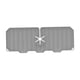 thumbnail image 1 of Grifo De Fregadero De Silicona Mat Splash Catcher Para Fregadero De Cocina Bandeja De Hotel Gris, 1 of 5