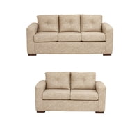 Muebles América - Living Franco 32 Cuero Auris Beige