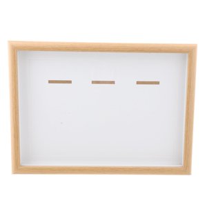 Magideal - Vitrina De Medallas, Caja De Almacenamiento, Decoración, Madera, Versátil, Marco De Fotos, Caja De Sombra Para Natación, Insignias, Fútbol, Triatlón A4