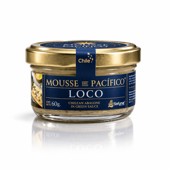 MOUSSE DEL PACIFICO LOCO EN SALSA VERDE 60 GRS
