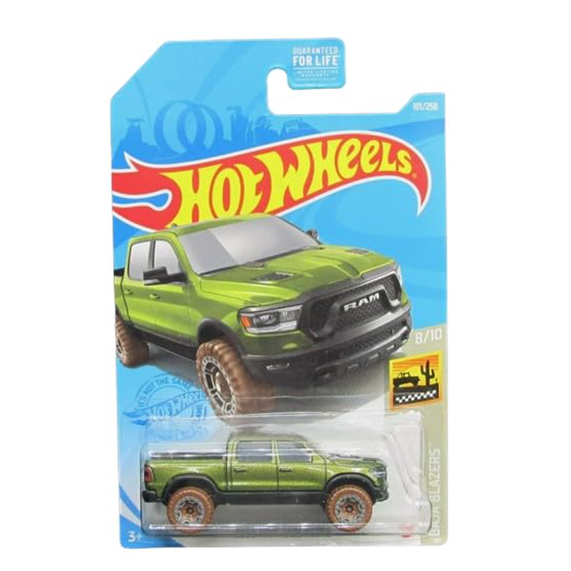 Camión Fundido A Presión Hot Wheels 2020 Ram 1500 Rebel Green 1:64