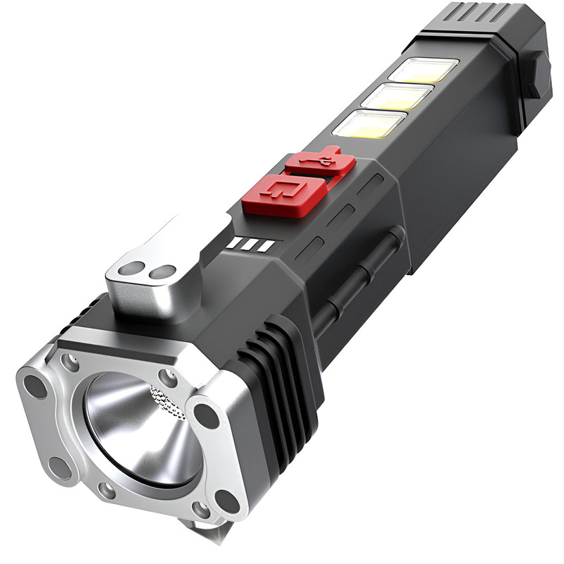 Genérico - Linterna Tactica Mano Recargable Camping Viaje Lau