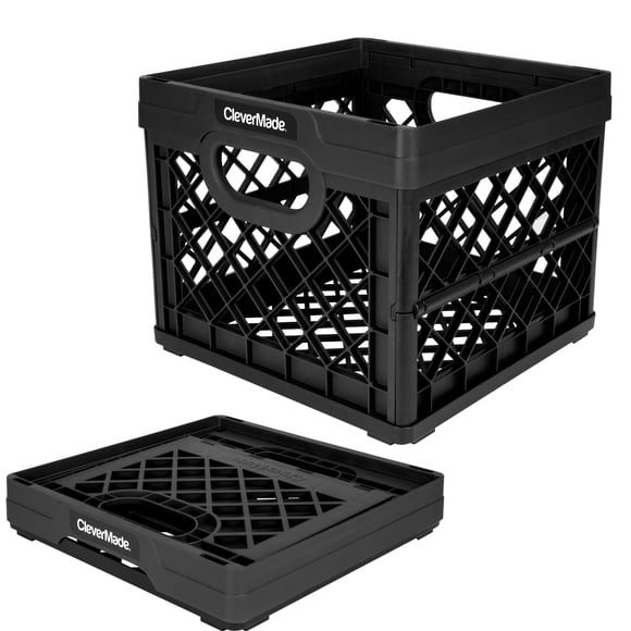 Caja de Almacenamiento Plegable 25 lts CleverMade Obsidiana