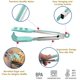 thumbnail image 2 of Pinzas Mini para Waffles StarBlue 20 cm Silicona y Nylon, 2 of 6