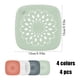 thumbnail image 4 of 4pcs, Silicone Floor Drain, Hair Catcher Hair Stopper, Shower Drain Covers, Bathtub Sink Filter Drain Strainer, Suitable For Kitchen Bathroom Bathtub, 4 of 4