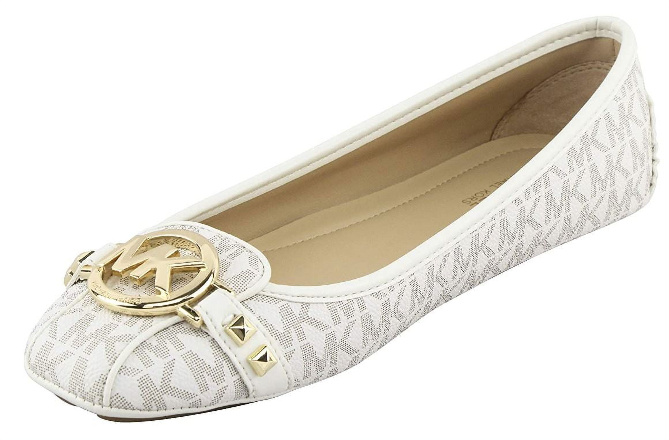 Zapato Michael Kors Womens Moccasin Mk Signature Vanilla