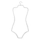 thumbnail image 4 of Percha Para Traje De Ba?o, Trajes, Vestidos, Ropa De Playa, Perchero Para Armario De Lavandería, Color Plateado, 4 of 5