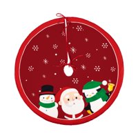 Magideal - Falda Para De Navidad, Tapete Para De Navidad, Decoración Navideña Para Interiores Y Exteriores, Base Para De Navidad, Cubierta De B 3 Personajes 70Cm