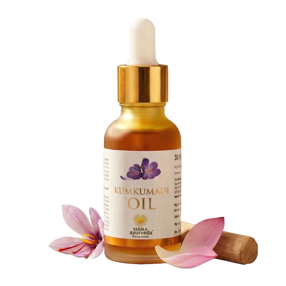Aceite Facial Kerala Ayurveda 30 ml Kumkumadi de Azafrán y Brillo