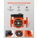 thumbnail image 2 of Bomba circuladora VEVOR F-009-BF5-J de hierro fundido 17L/min 120V, 2 of 9