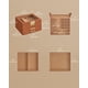 thumbnail image 5 of Joyero SONGMICS de 3 capas con tapa de cristal y 2 cajones, color marrón, 5 of 6
