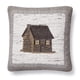 thumbnail image 1 of Almohada Donna Sharp, cabaña de algodón con forma de cabaña de abedul, 45 x 45 cm, 1 of 7