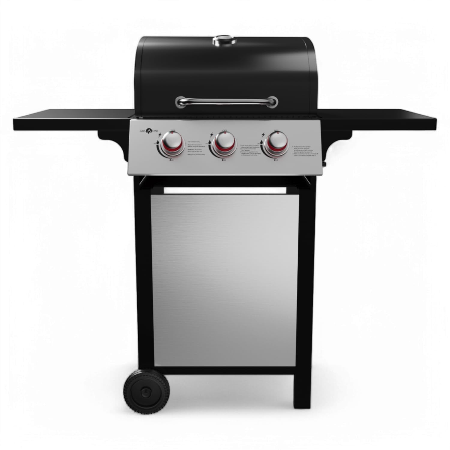 Parrilla a gas Gas One GP-1030S de 3 quemadores de acero inoxidable