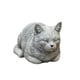thumbnail image 3 of Adorno conmemorativo de gato para jardín, figura de gato, regalo para mascotas, porche, patio, escultura única de resina para balcón, recuerdo de gato, 3 of 5