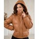 thumbnail image 4 of Chaqueta Premium Ecocuero Camel Soporte y Calor Pro - EBS5127, 4 of 11