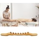 thumbnail image 3 of Herramienta de masaje de terapia de madera, masajeador manual de madera con rodillo de mano para puntos gatillo para alivio linfático y muscular, madera natural, 3 of 7