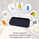 thumbnail image 5 of Soporte para esponjas: bandeja organizadora de silicona para fregadero de cocina, para esponjas, dispensadores de jabón y otros accesorios para lavavajillas., 5 of 5