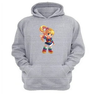 Genérico - Polerón Canguro Rainbown Brite Gris Claro Talla Xs Unisex