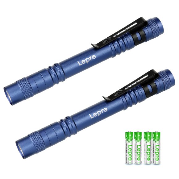 Linterna Lepro Pack de 2 unidades impermeable 29 g con clip