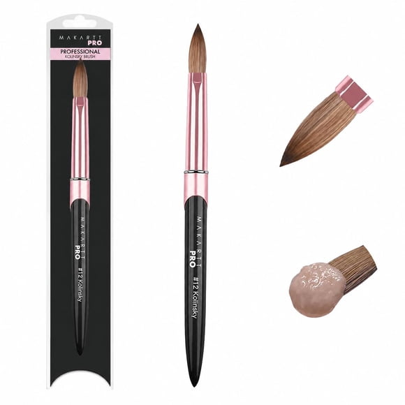 Pincel para uñas MakarttPro #12 de pelo Kolinsky (acrílico)