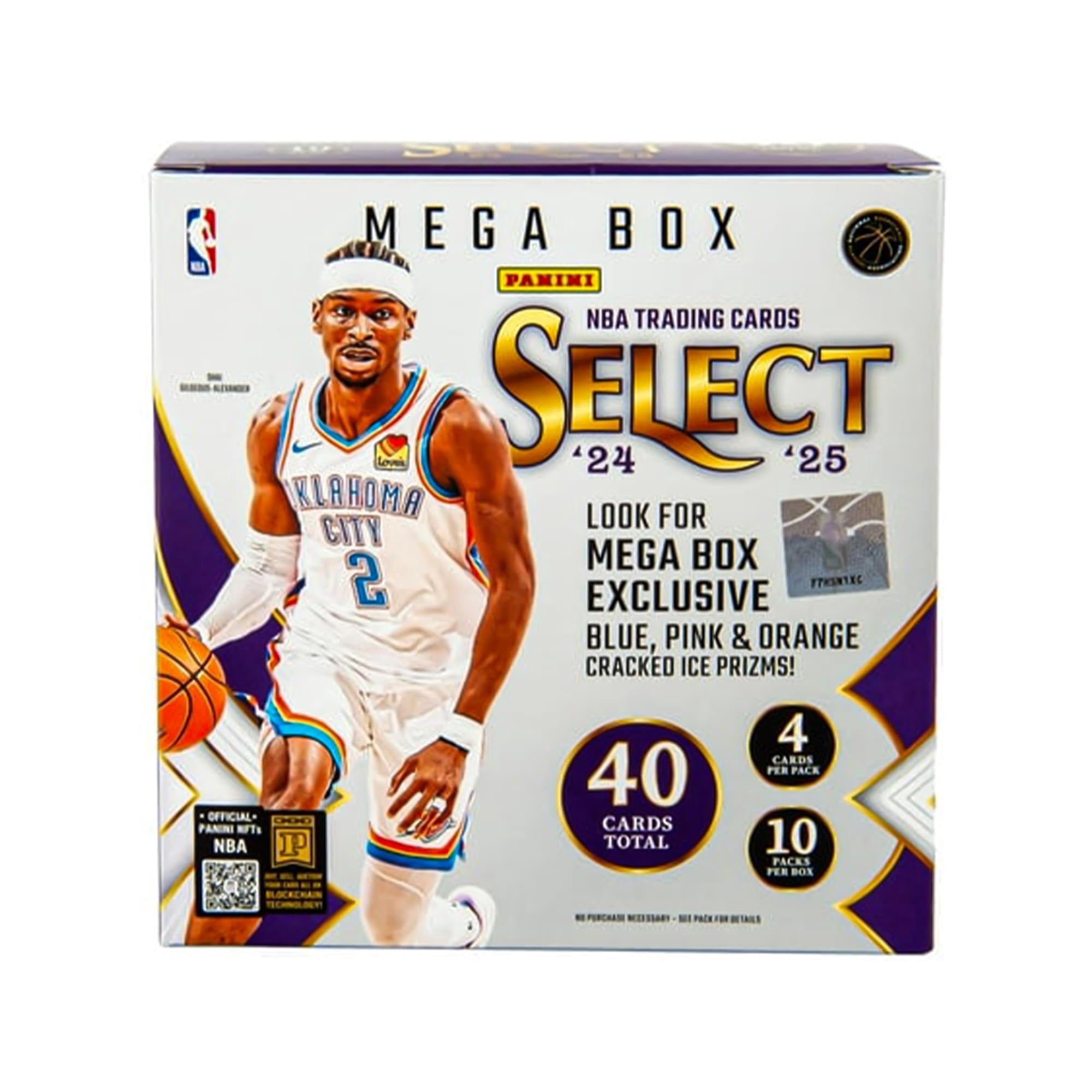 Tarjetas coleccionables Panini Select NBA Basketball Mega Box 2024